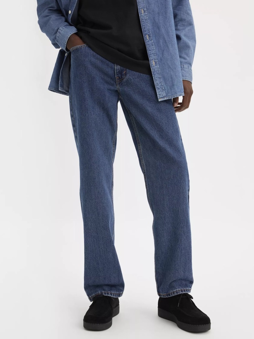 NWT Levi’s 505 Regular Jeans Dark Wash Size 36 x 30